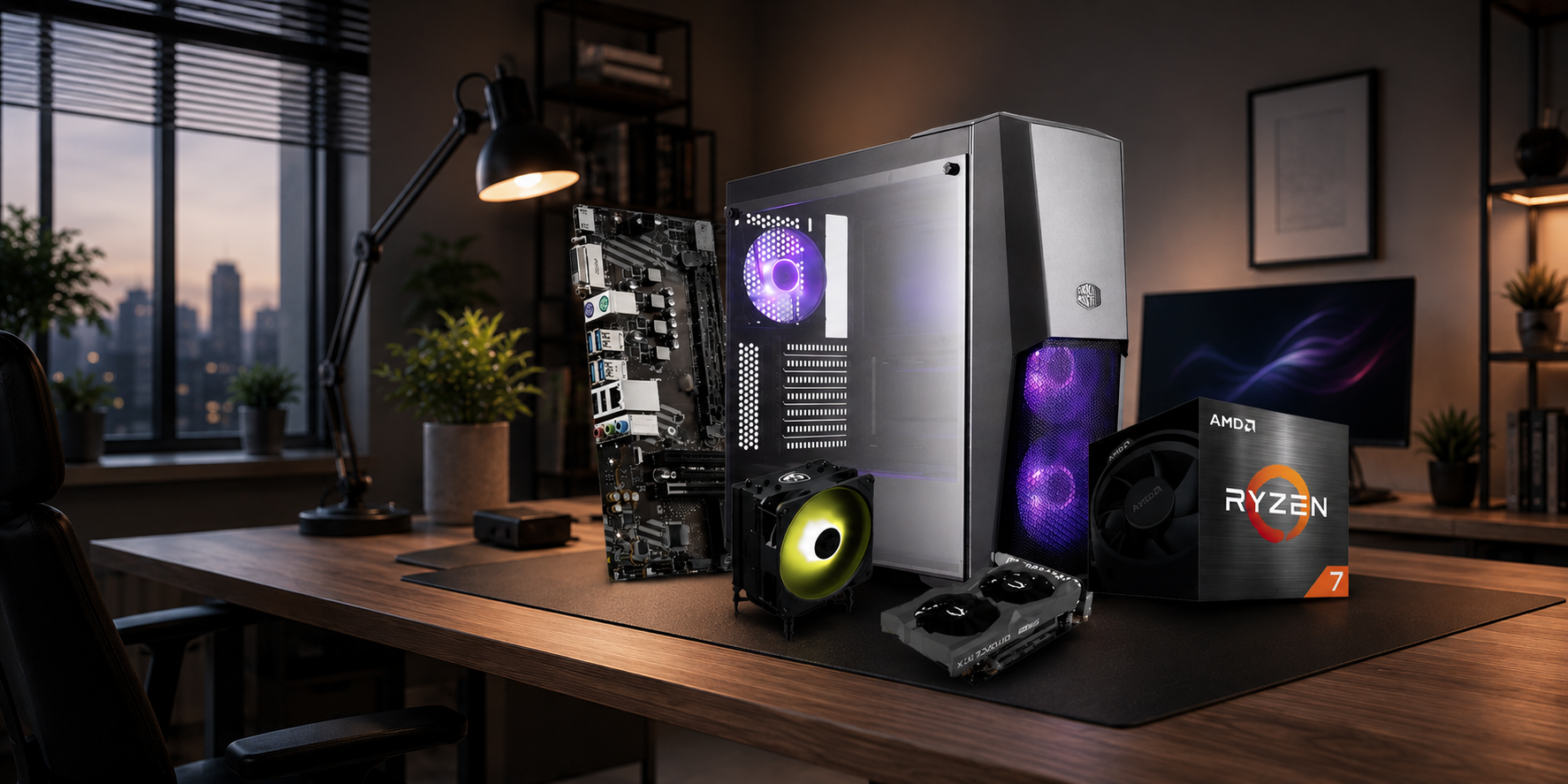 🖥️ Pc Gamer Apex R700 – Ryzen 7 5700, RTX 3050 6Go au meilleur prix en Tunisie